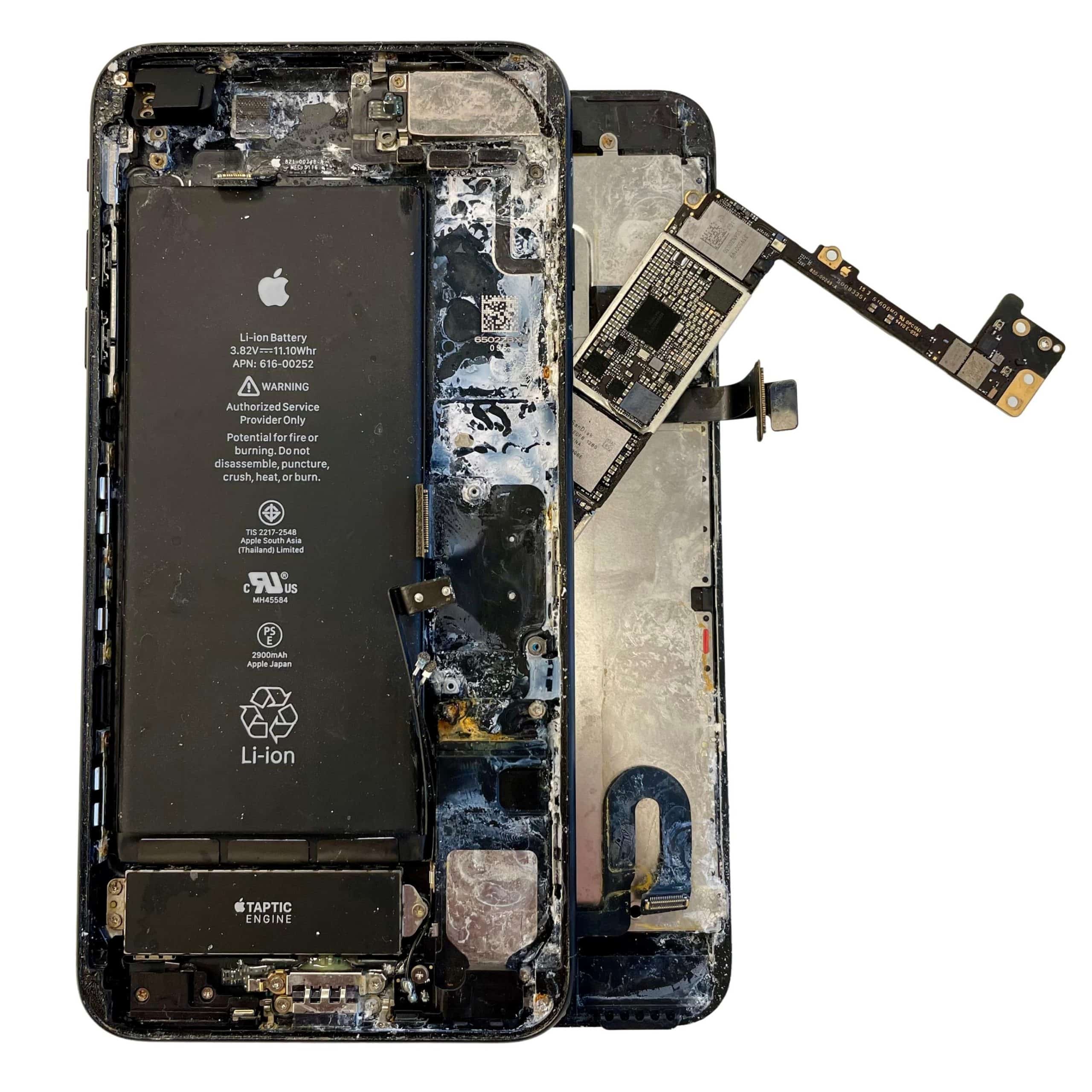 Successful data recover from crushed iPhone.