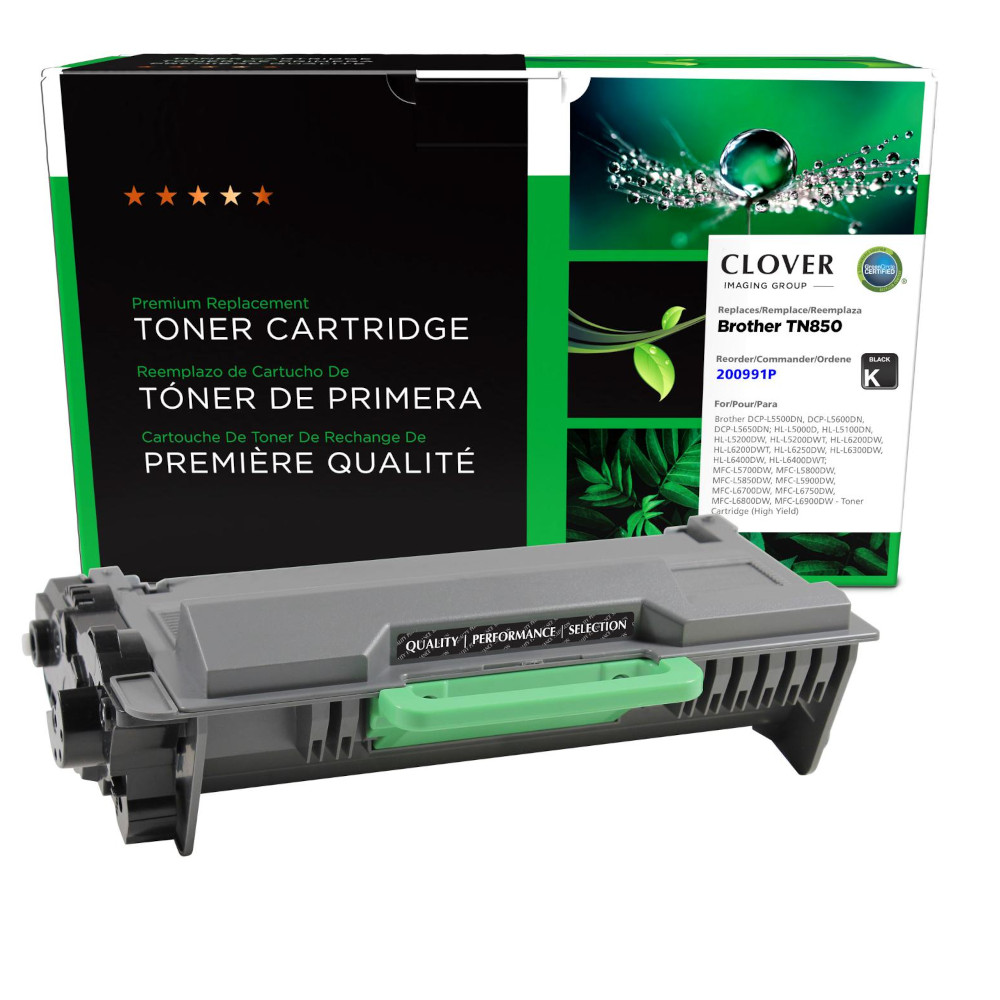 Brother Compatible TN850 Black High Yield Toner