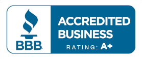 Better Business Bureau Accredited. A+ Rating