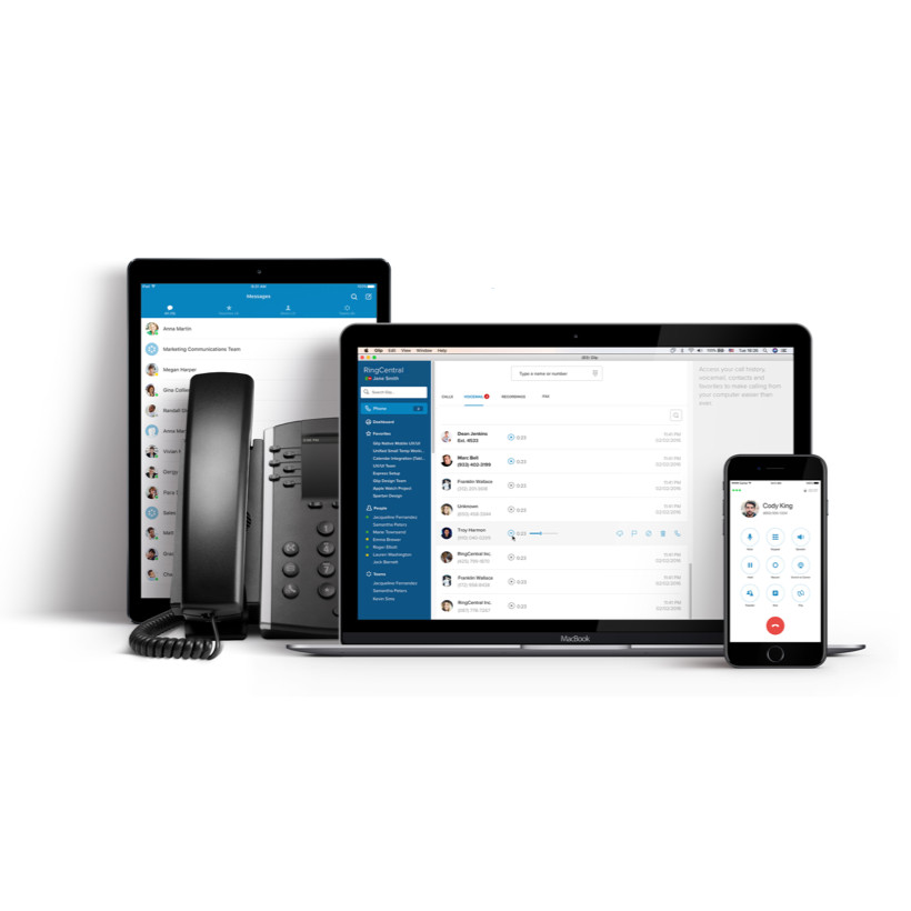 Ring Central Desk phones, soft phones, and apps for Cape Breton Small Businesses